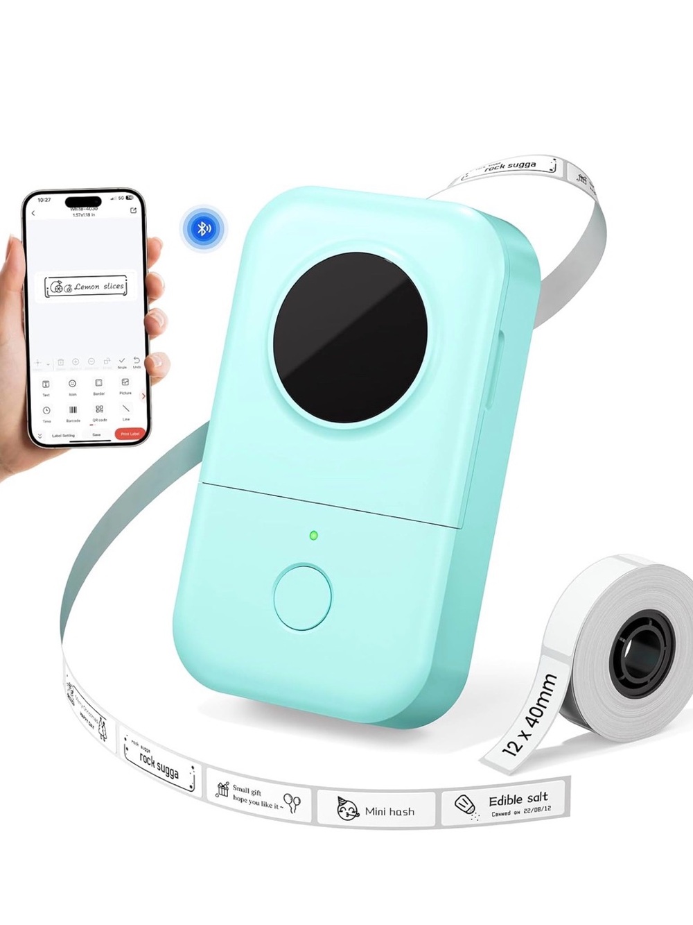 Phomemo Label Maker Machine- D30 Mini Bluetooth Label Printer - Picture 5 of 12